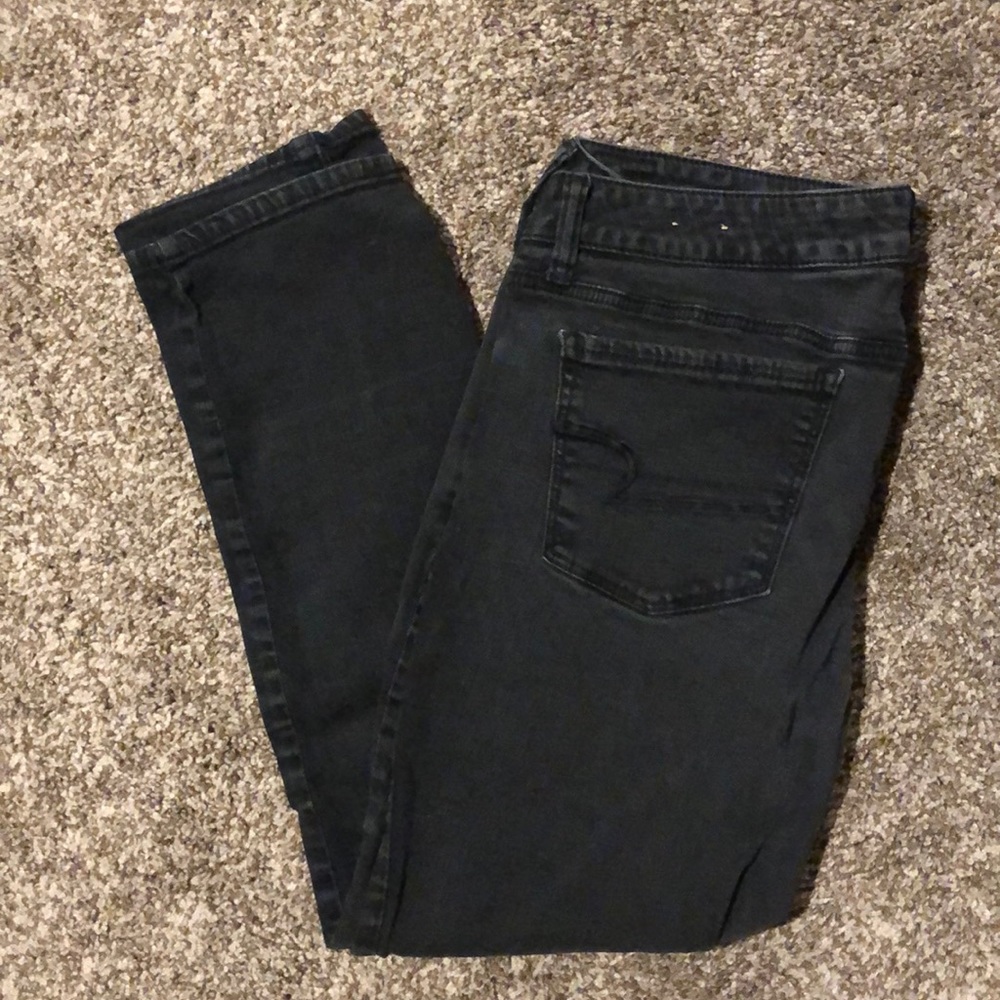 Black AE Skinny Stretch Jean